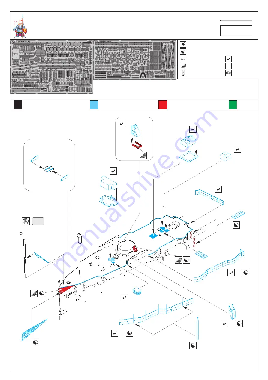 Eduard Varyag Cruiser 1/350 Скачать руководство пользователя страница 1