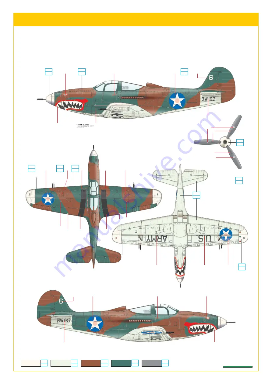 Eduard Weekend Airacobra P-400 Скачать руководство пользователя страница 8