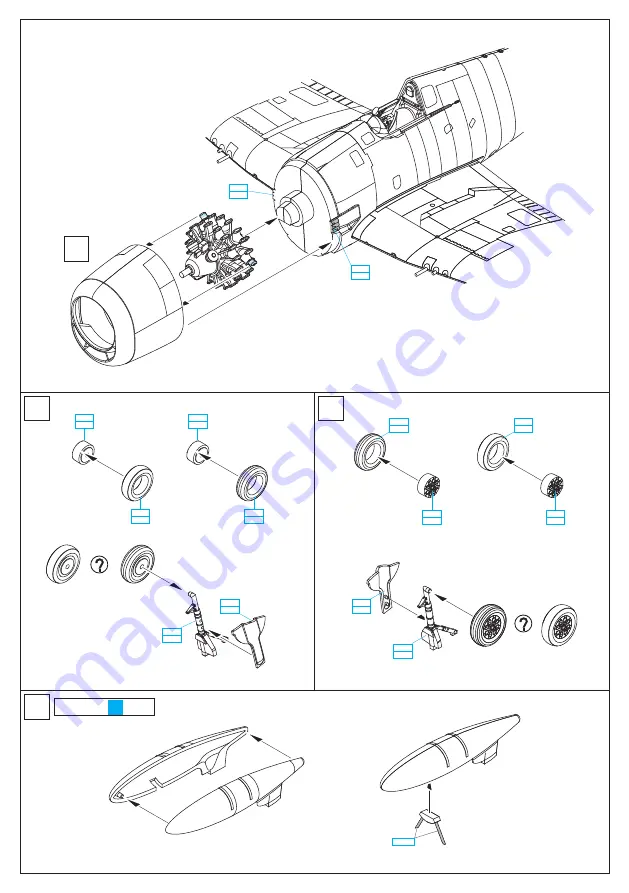 Eduard Weekend Edition F6F-3 Скачать руководство пользователя страница 4