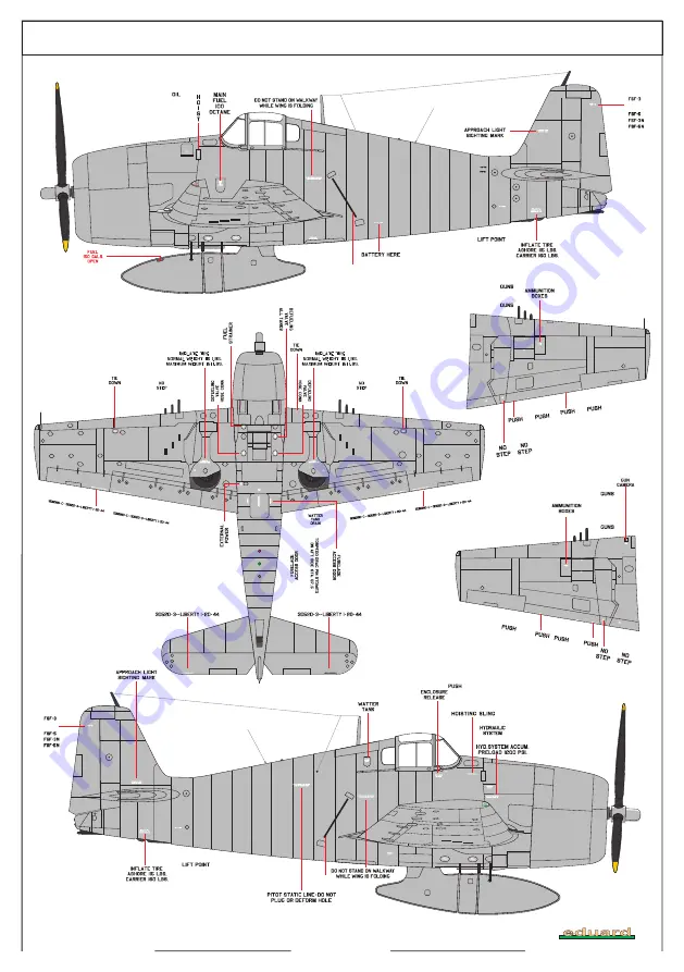 Eduard Weekend Edition F6F-3 Скачать руководство пользователя страница 8