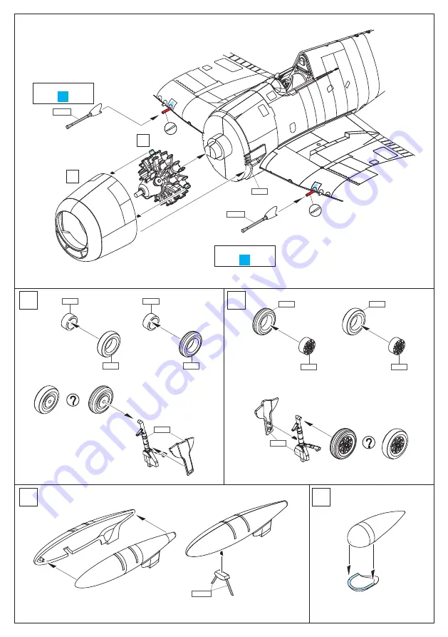 Eduard Weekend Edition F6F-5 Nightfighter Manual Download Page 4