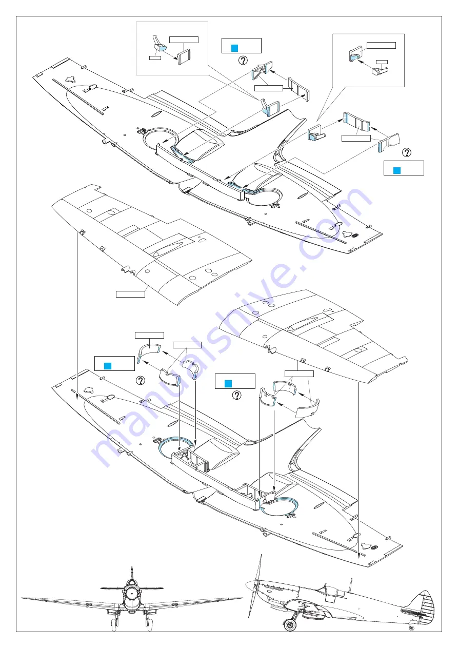 Eduard Weekend Edition Spitfire Mk.VIII Скачать руководство пользователя страница 5