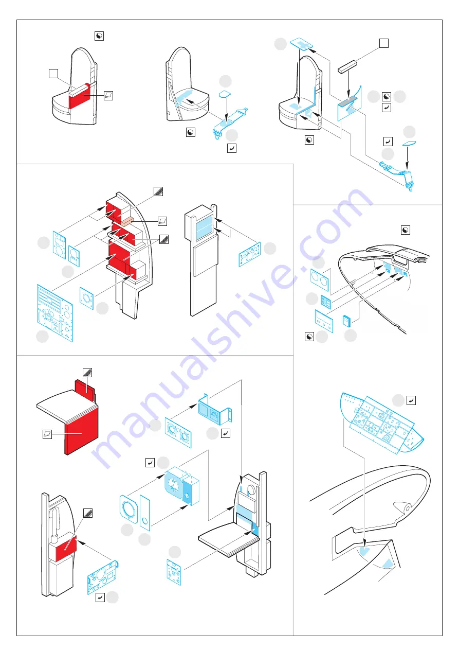 Eduard Zoom AC-47 Gunship interior S.A. Manual Download Page 2