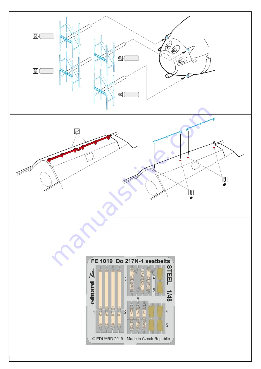 Eduard Zoom Do 217N-1 radar antennas Quick Start Manual Download Page 2