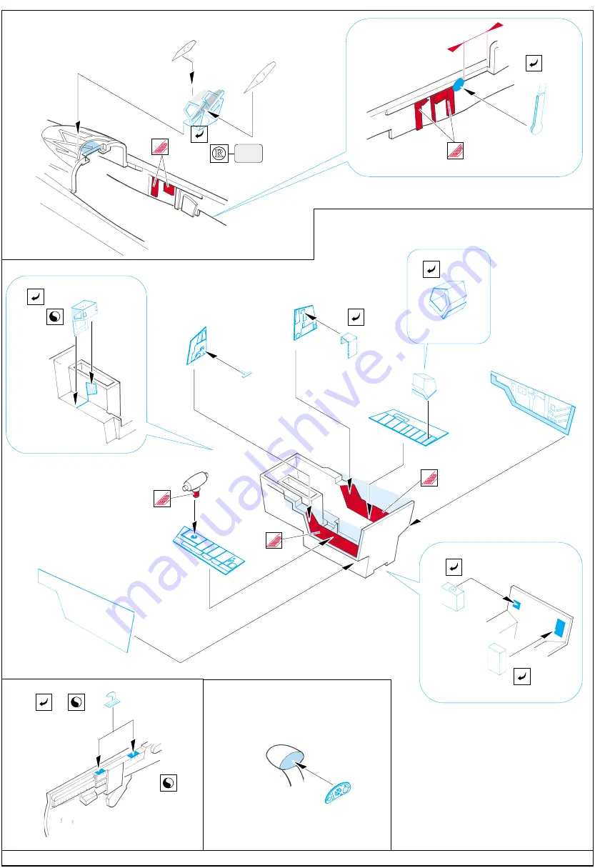 Eduard Zoom F-18E Super Hornet interior Quick Start Manual Download Page 2