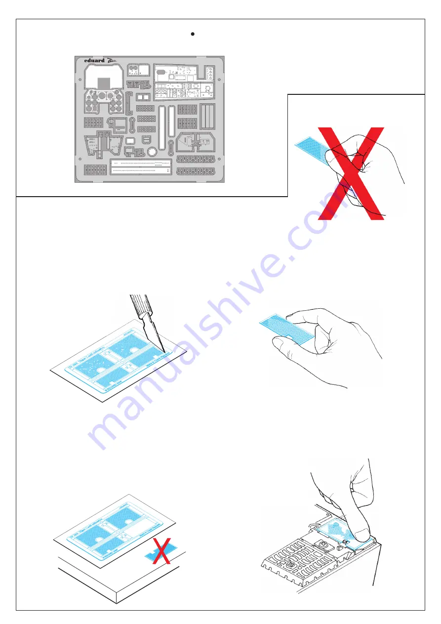 Eduard Zoom F-86D interior S.A. Скачать руководство пользователя страница 3