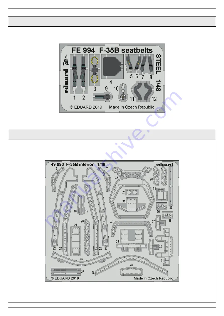 Eduard ZOOM FE 993 Manual Download Page 2