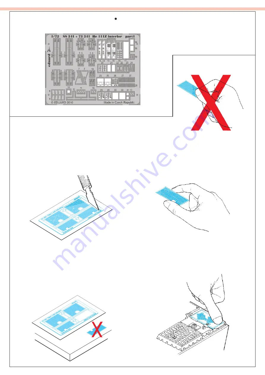 Eduard Zoom He 111Z interior S.A. Скачать руководство пользователя страница 4