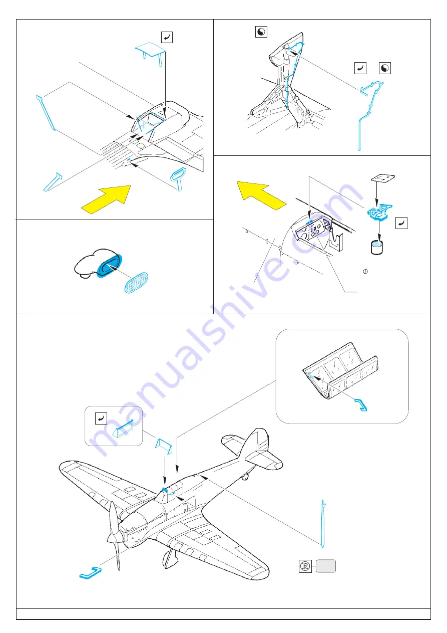 Eduard Zoom Hurricane Mk.I Quick Start Manual Download Page 3