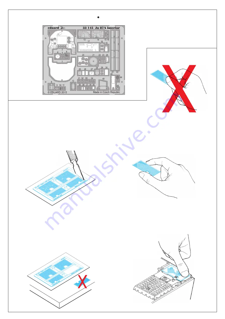 Eduard Zoom Ju 87A interior S.A. Скачать руководство пользователя страница 4