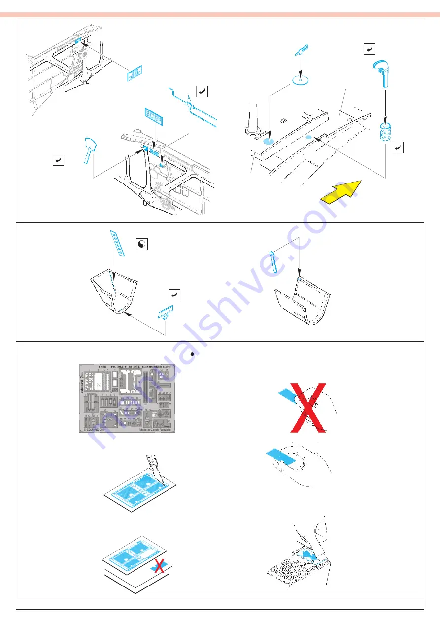 Eduard Zoom Lavochkin La-5 S.A. Скачать руководство пользователя страница 3