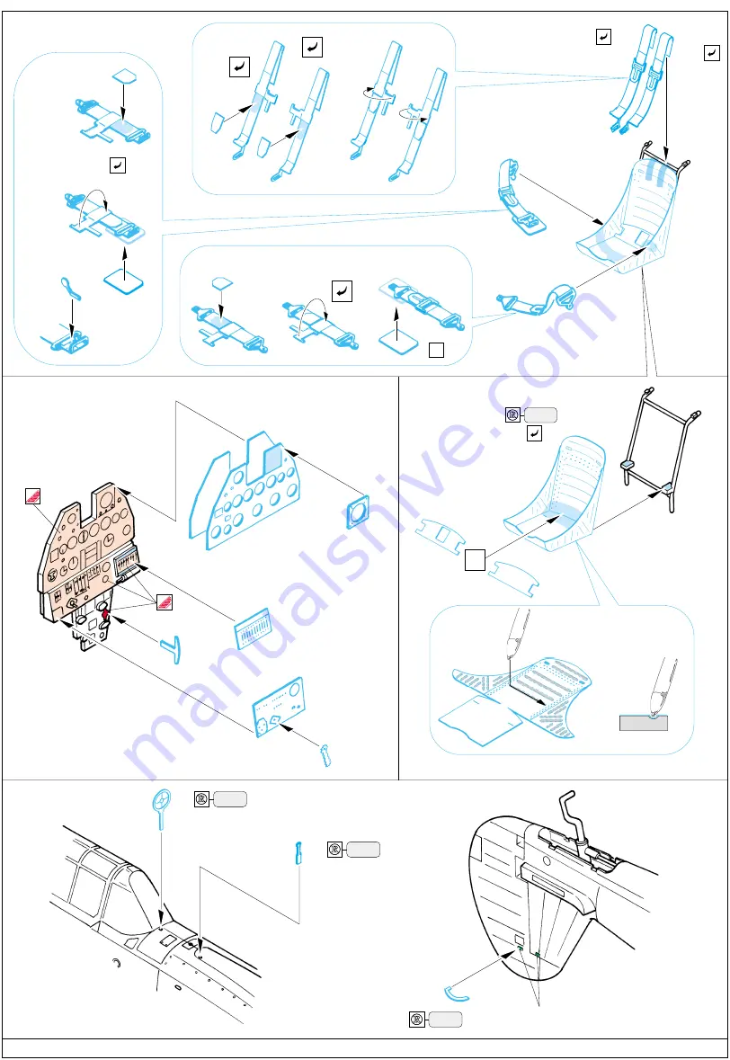 Eduard Zoom P-40E Warhawk Quick Start Manual Download Page 2