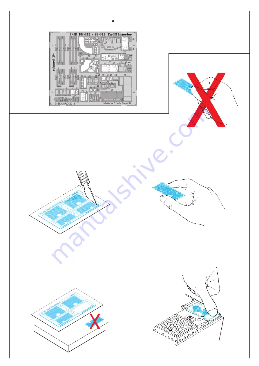 Eduard Zoom Tu-2T interior S.A. Manual Download Page 4