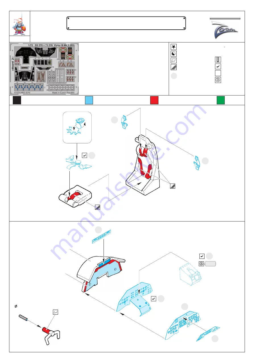 Eduard Zoom Victor B Mk.2 (BS) Quick Start Manual Download Page 1