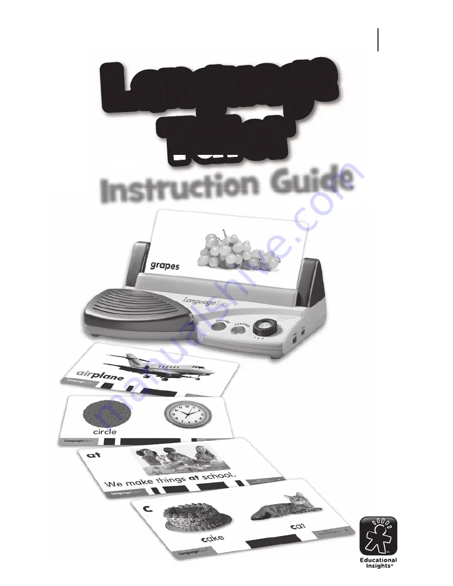 Educational Insights EI-2300 Language Tutor Instruction Manual Download Page 1