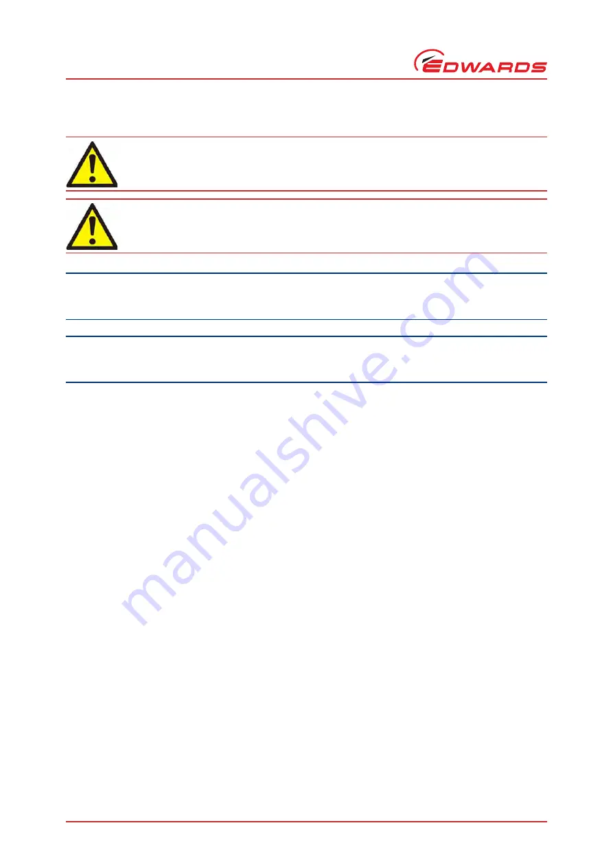 Edwards EXT250 Series Instruction Manual Download Page 16