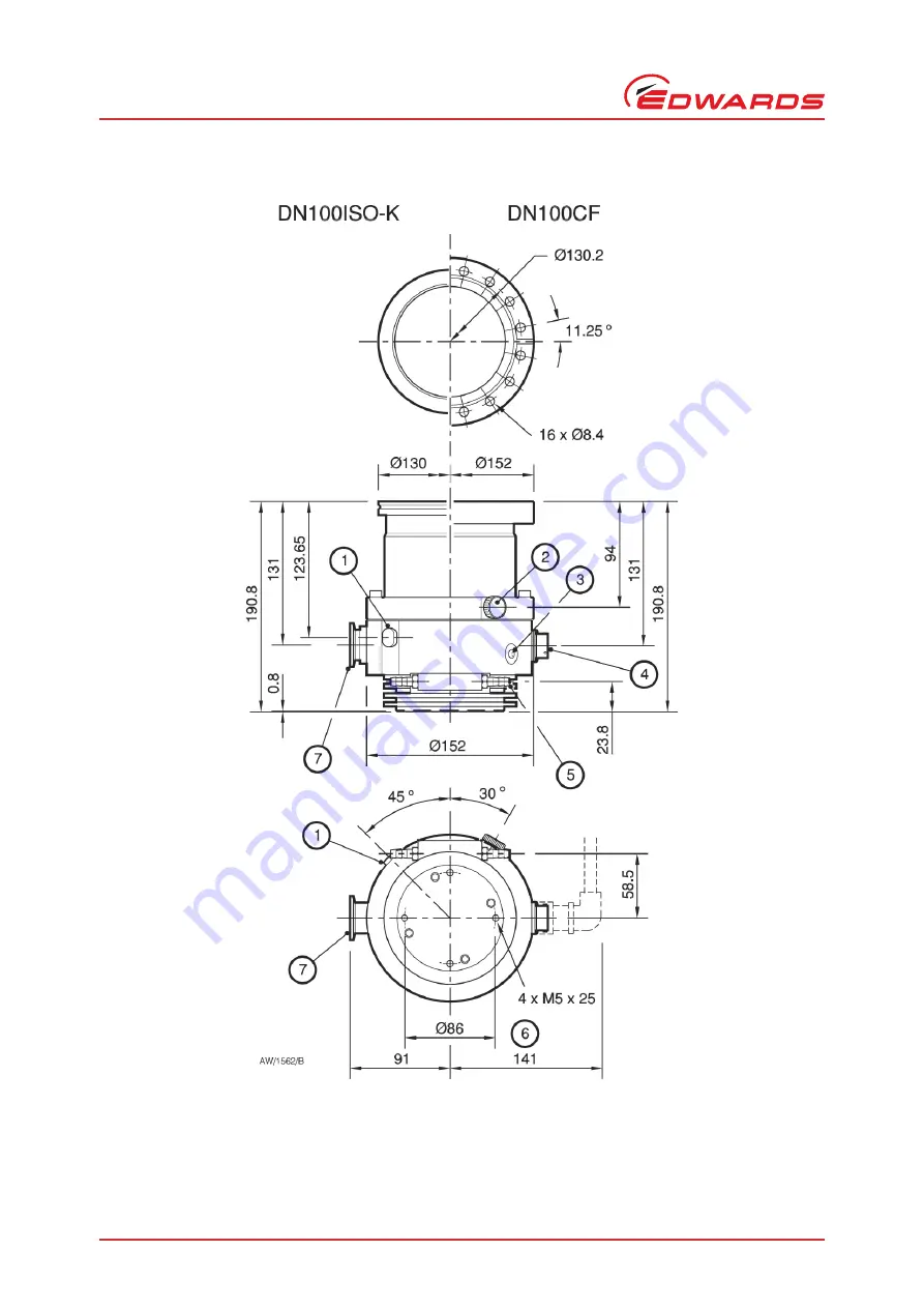 Edwards EXT250 Series Instruction Manual Download Page 20