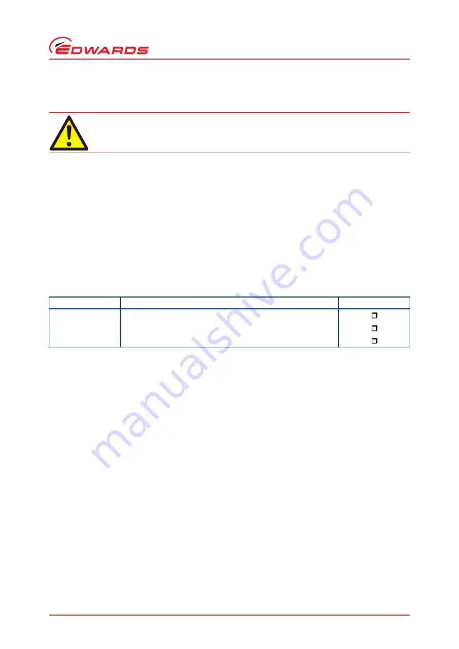 Edwards EXT255H Series Instruction Manual Download Page 21