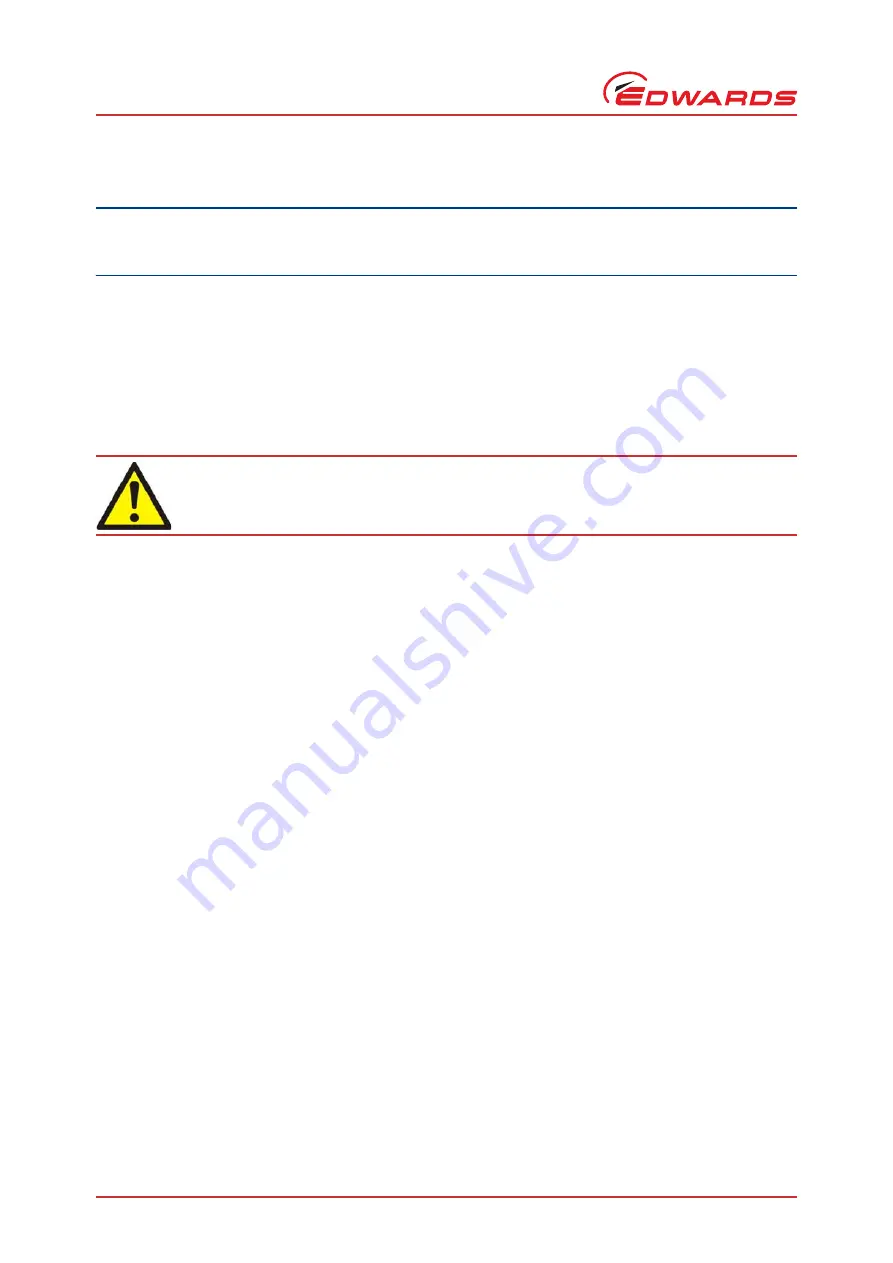 Edwards iXL120 Instruction Manual Download Page 40