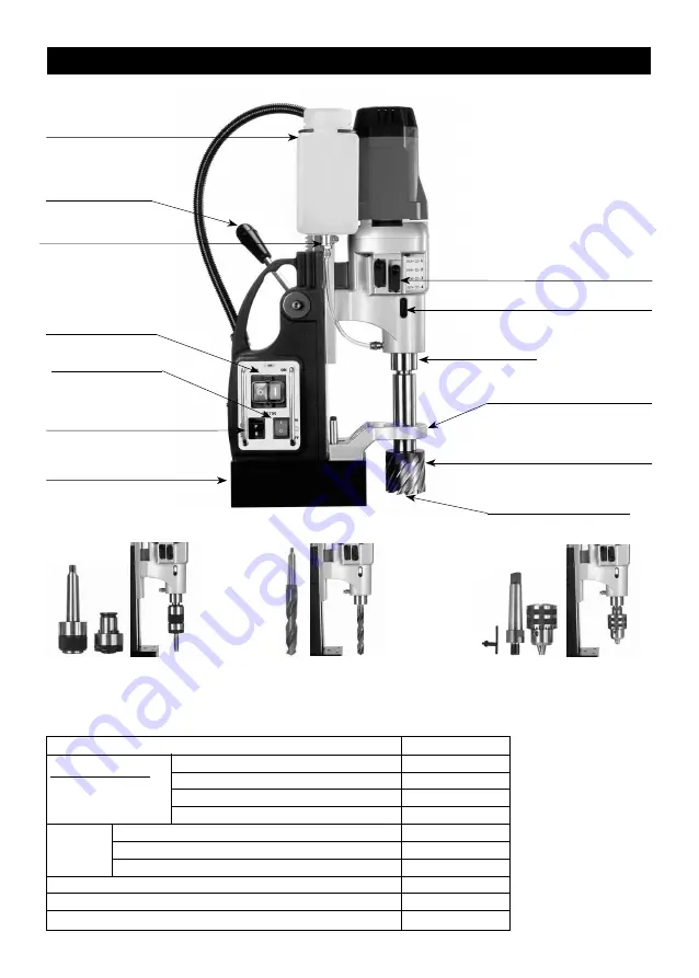 EDX Mag Drill EM16 Manual Download Page 2