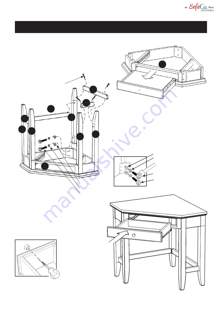 EefaCo.Store Bedford 88 5531 17 Quick Start Manual Download Page 2