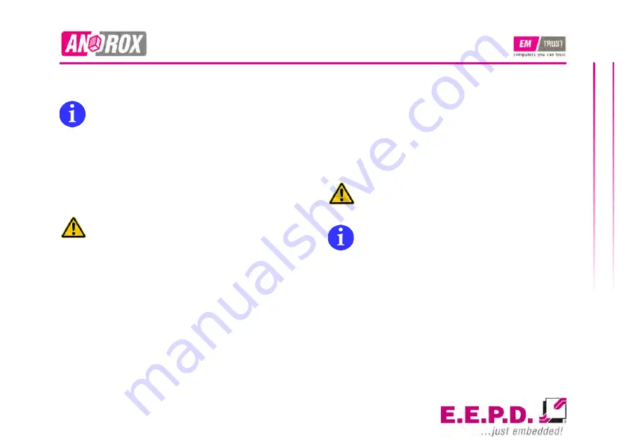 EEPD Androx Operating Manual Download Page 11