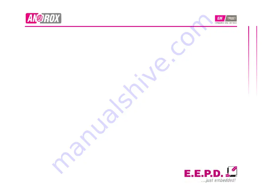 EEPD Androx Operating Manual Download Page 15