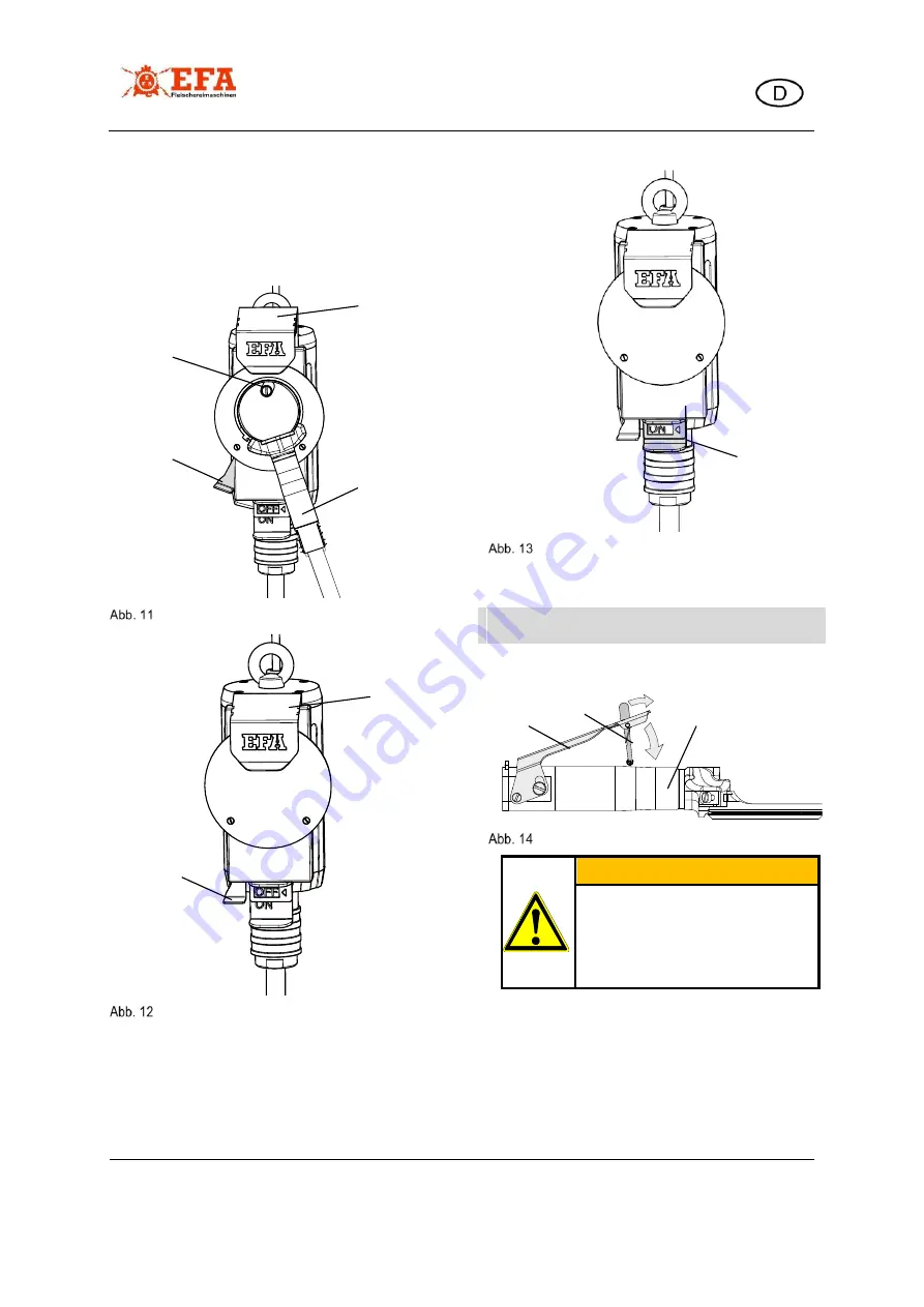 EFA EFA 130D Operating Manual Download Page 12