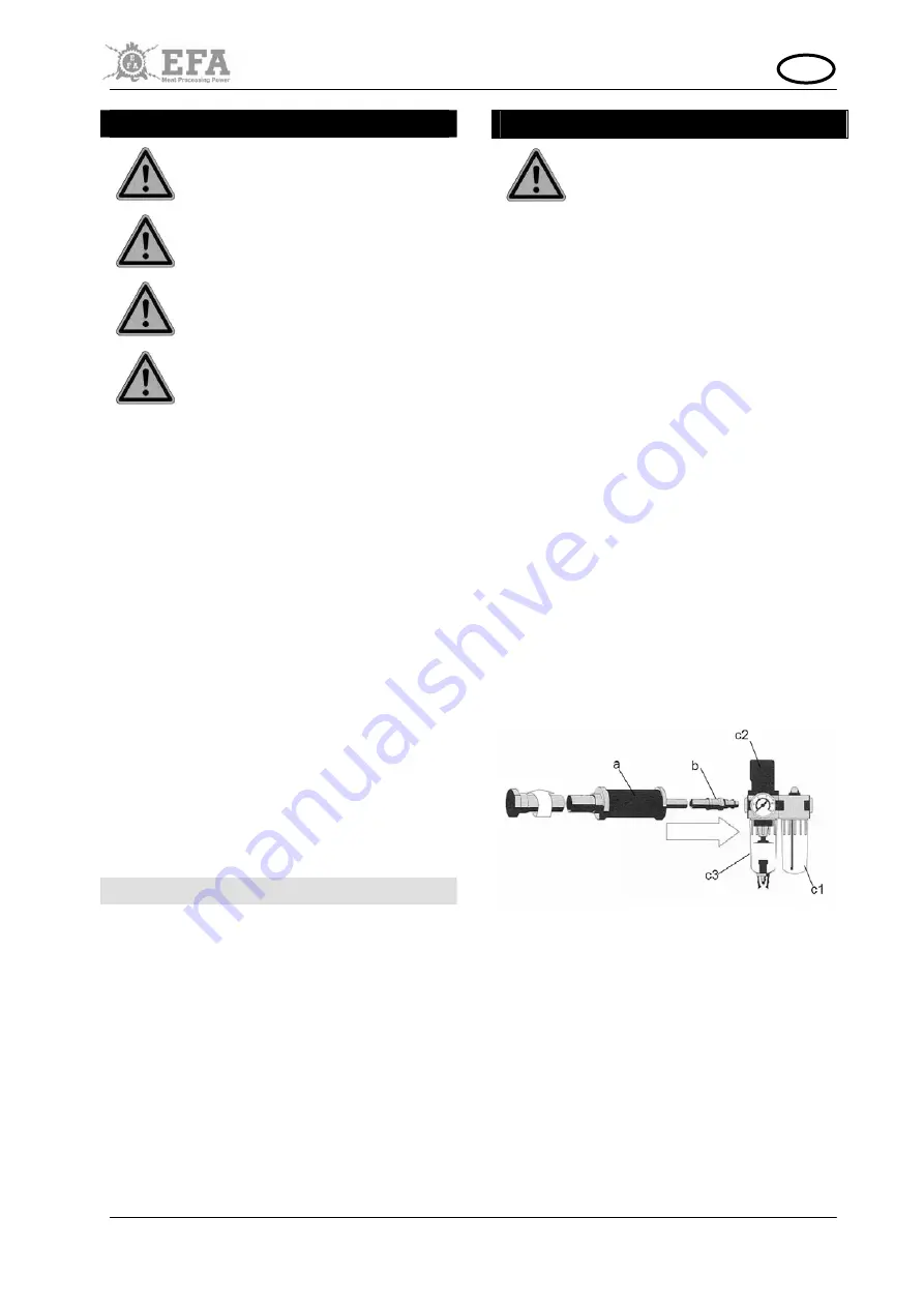 EFA PLE-10 Operating Instructions Manual Download Page 16