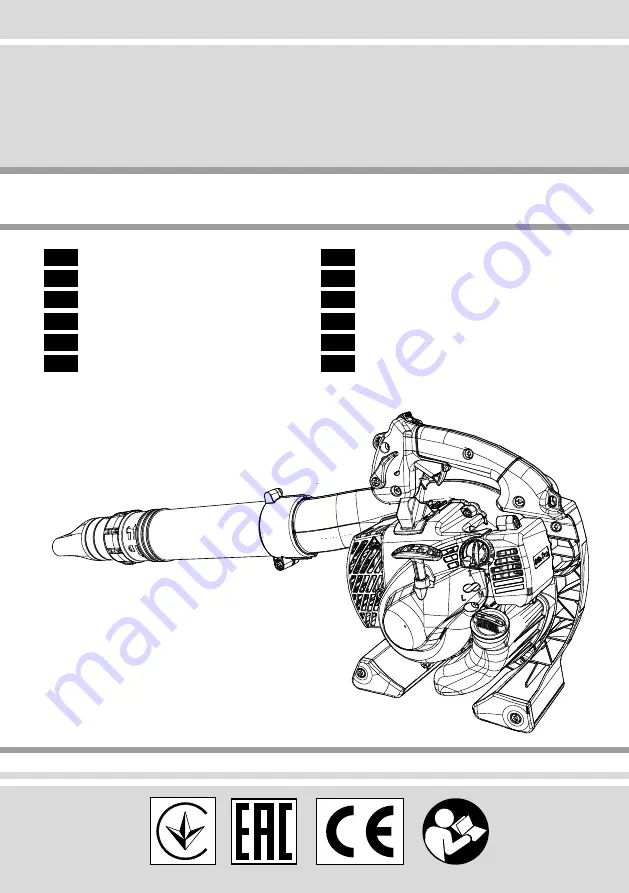 Efco BV 250 Operators Instruction Book Download Page 1