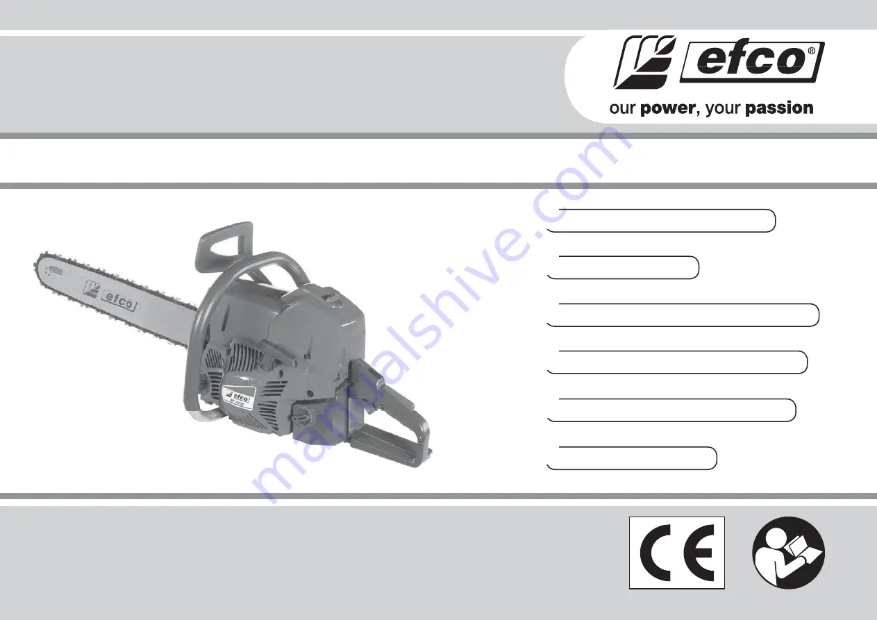 Efco MT 7200 Owner'S Manual Download Page 1