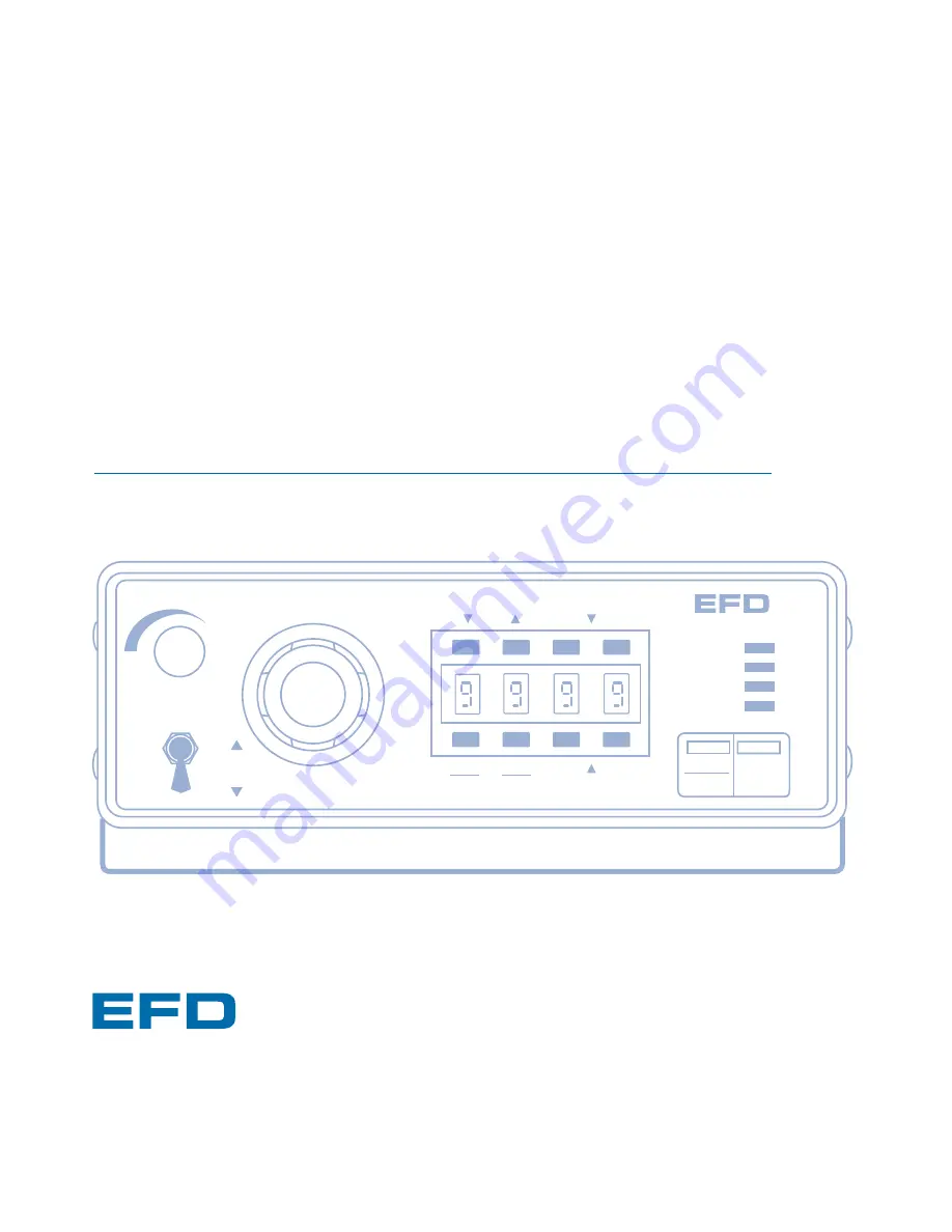 EFD 2000XL Operating Manual Download Page 1