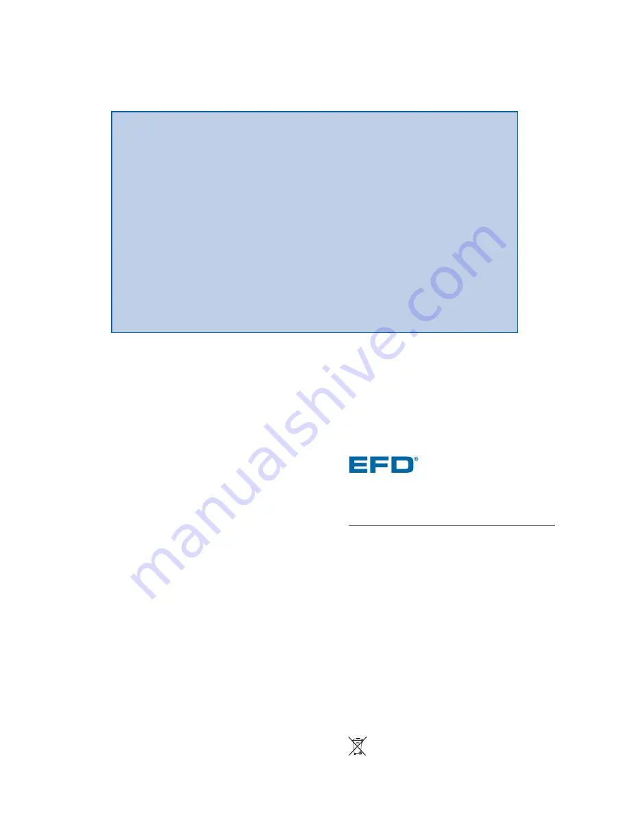 EFD Ultra 1400 Series User Manual Download Page 24