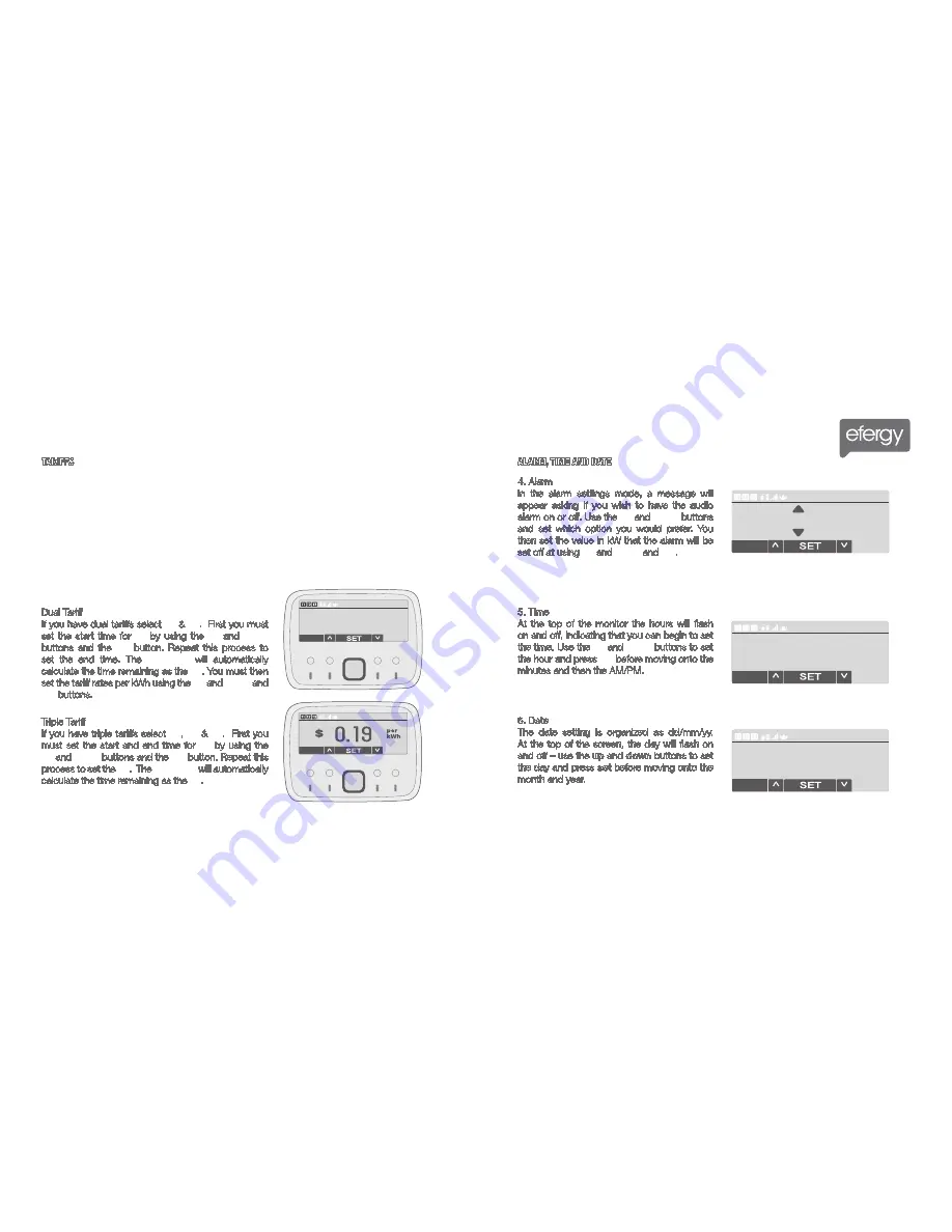 Efergy ecotouch Instruction Manual Download Page 8