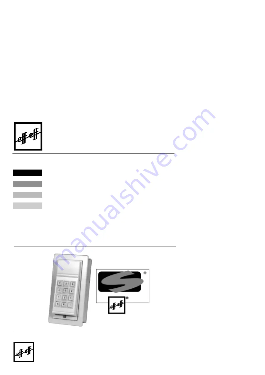 effeff 421-40 Operating Instructions Manual Download Page 1