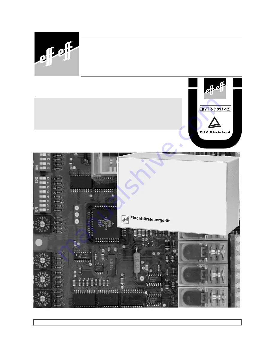 effeff 720-30 Operating And Installation Instructions Download Page 1