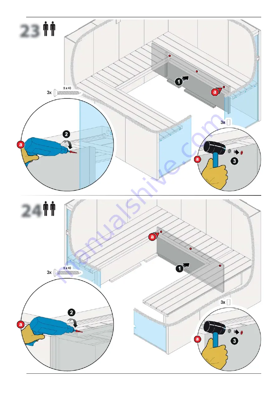 effegibi AIR 120 Assembly Manual Download Page 31