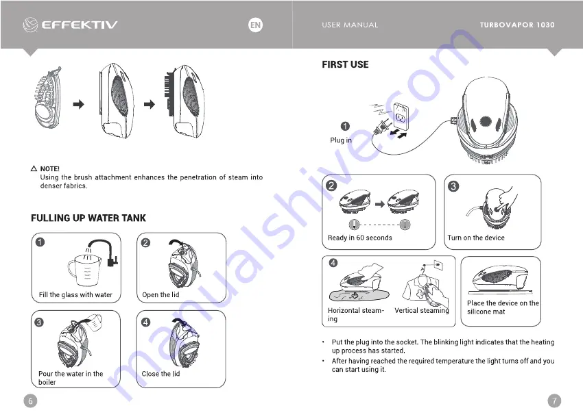 EFFEKTIV TURBOVAPOR 1030 User Manual Download Page 4