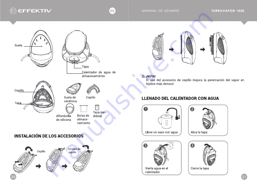 EFFEKTIV TURBOVAPOR 1030 User Manual Download Page 11