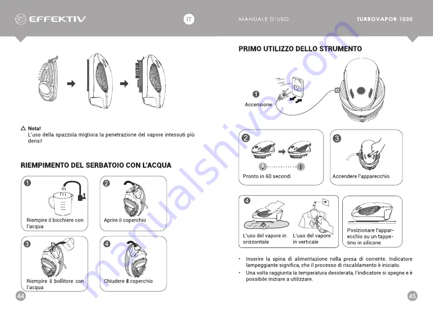 EFFEKTIV TURBOVAPOR 1030 User Manual Download Page 23