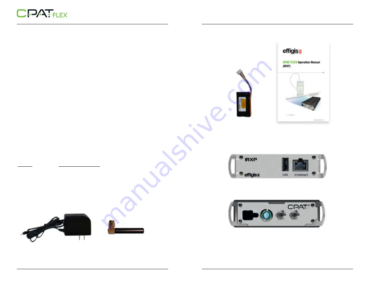 Effigis CPAT FLEX IRXP Operation Manual Download Page 5