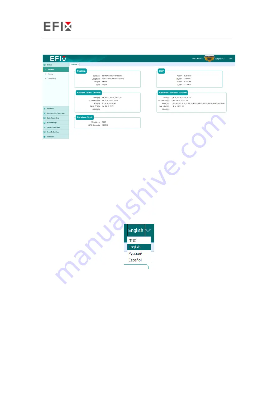 EFIX C5 GNSS User Manual Download Page 33