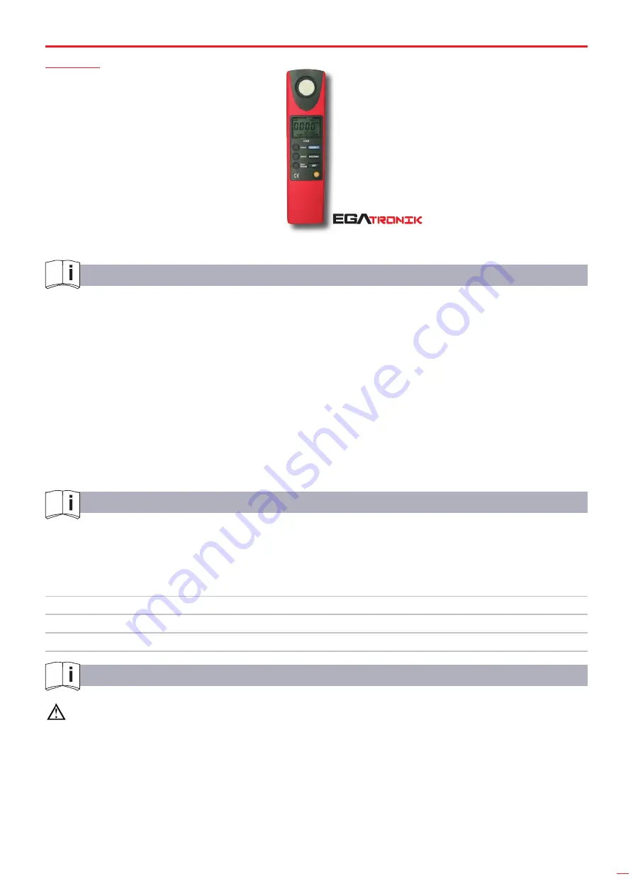 Ega Master 51266 Series Operating Instructions Manual Download Page 9