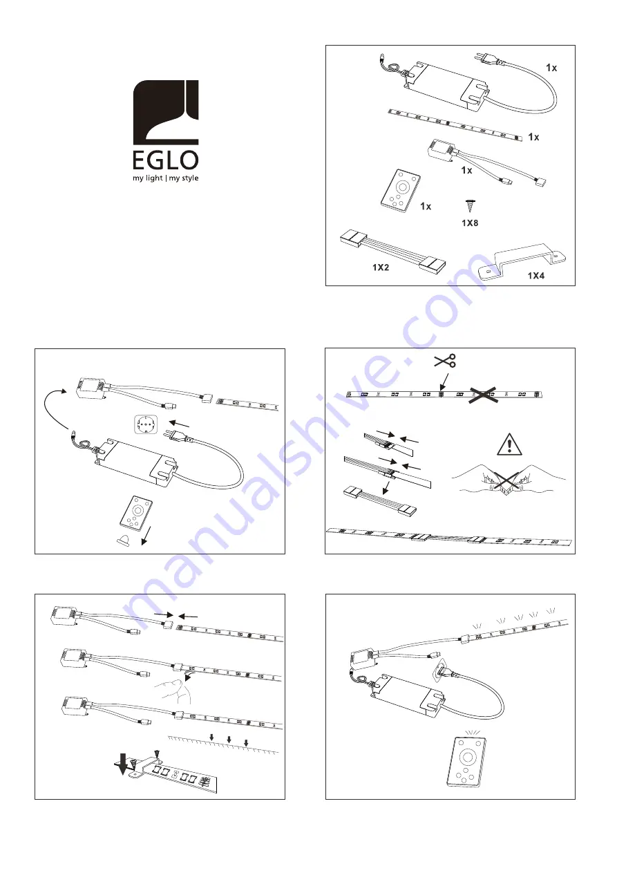 Eglo 97923 Manual Download Page 1