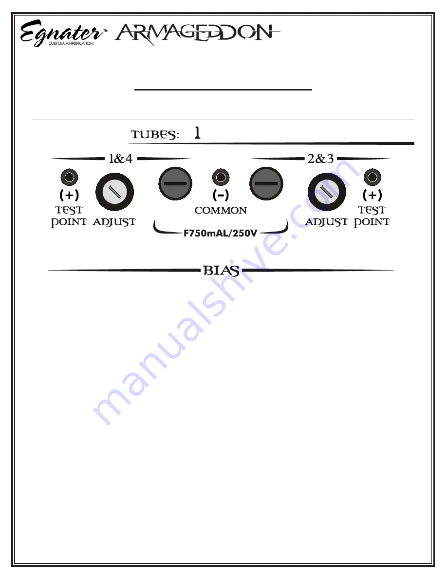 Egnater Armageddon Owner'S Manual Download Page 12