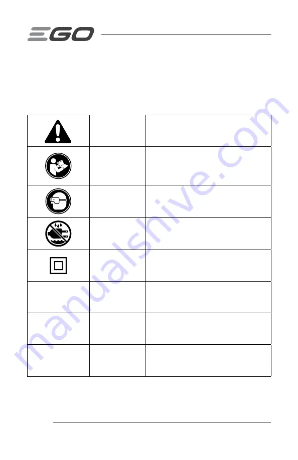 Ego Power+ CHX5500 Operator'S Manual Download Page 6