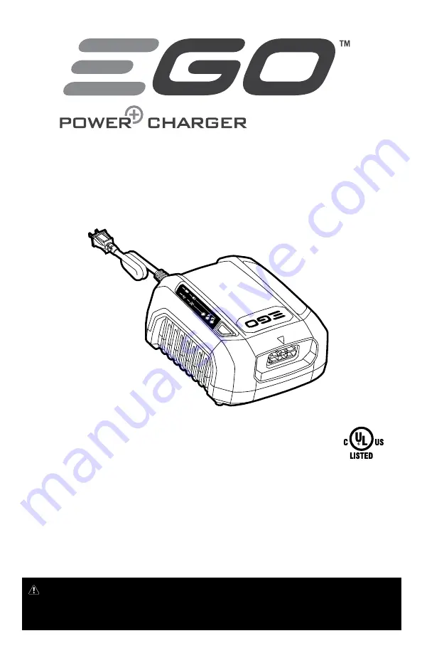 Ego Power+ CHX5500 Operator'S Manual Download Page 41