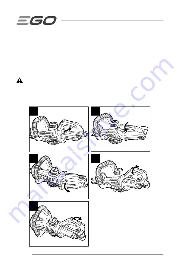 Ego Power+ HT2500 Operator'S Manual Download Page 84