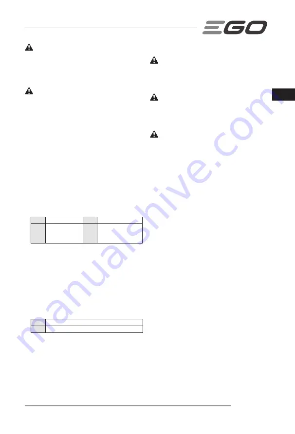 Ego Power+ LB6000E Operator'S Manual Download Page 47