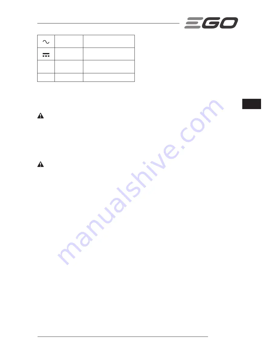 Ego Power+ LM2120E Operator'S Manual Download Page 71